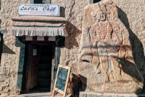 Lala’s Cafe in Leh from the outside
