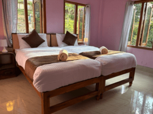 A cozy homestay setup in Meghalaya